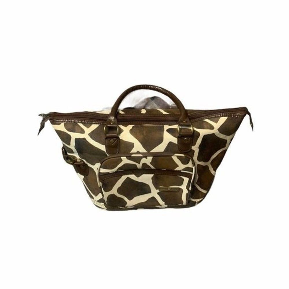 Isabella’s Journey Giraffe Print Weekender Bag